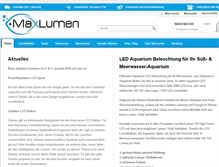 Tablet Screenshot of ledaquarium.de
